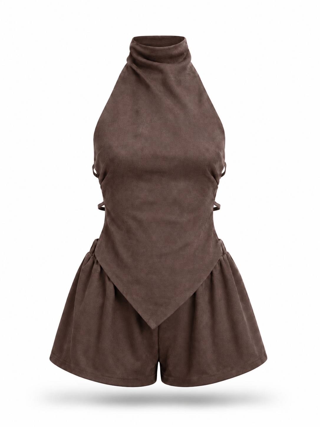 Bodysuit Balon Şort Takım